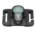 thumbnail image 2 of Lámpara de señal de seguridad impermeable IPX8 oso de fresa para exteriores con cinturón Base negra luz azul, 2 of 10