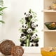 thumbnail image 1 of Pegatinas de pandas para decoración de paredes | Divertidos adhesivos de animales para el hogar | Arte de pared autoadhesivo de PVC para sala de estar, dormitorio y habitación infantil, 1 of 6