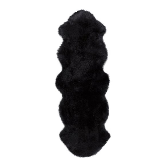 Zealand Sheepskin Double Rug Gray 2x6 100% Sheepskin