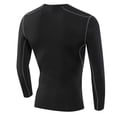 thumbnail image 3 of Ropa deportiva de manga larga de secado rápido para fitness, ropa de compresión para fútbol, baloncesto, ropa para correr, mallas elásticas transpirables que absorben el sudor, 3 of 5