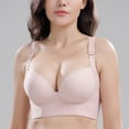 thumbnail image 2 of Qwertyu Womens Bras Padded Bra Push-Up T-Shirt Bra Complexion Pink 40CDF, 2 of 5