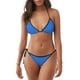 thumbnail image 1 of Fotbe Dodgerblue Traje de Baño para Mujer de Dos Piezas – Bikini Sexy de Tirantes Tipo Halter con Diseño Triangular, 1 of 6