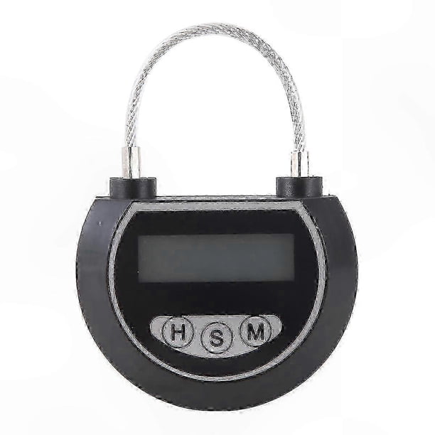 Multi-Function Digital Time Lock Box for Toy Storage, Black Container ...