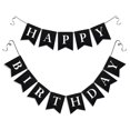 thumbnail image 1 of Banderín de cumpleaños Hirbisnis negro con felicitación de cumpleaños, 13 unidades, 1 of 8