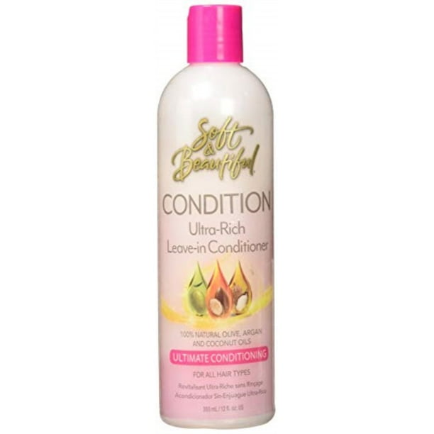 soft and beautiful ultra rich leave in conditioner, 12