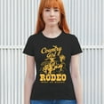 thumbnail image 4 of Country Girl Rodeo T-Shirt Vintage Cowgirl Women's Tee, 4 of 7