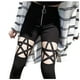 thumbnail image 1 of Pantalones Prolriy para mujer, pantalones góticos con cremallera de estrella y cintura de cinco puntas, leggings punk huecos, pantalones altos para mujer, pantalones negros M, 1 of 8