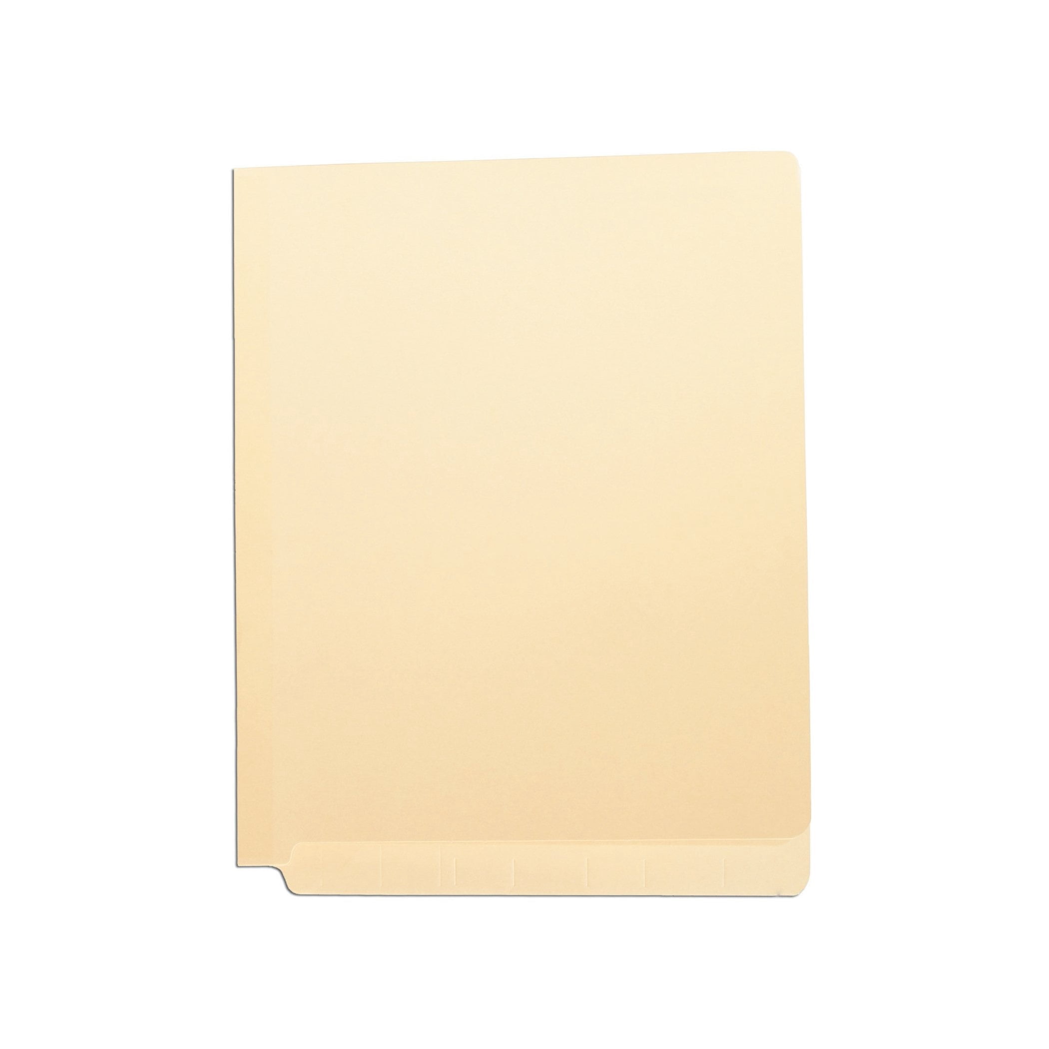 Medical Arts Press Reinforced End Tab File Folder, 0.75" Expansion, 2 Fasteners, Letter Size, Manila Exterior, 250/Carton