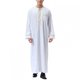 thumbnail image 1 of Men's Muslim Shirt Print Kaftan Islamic Royalty Dubai Robe O-Neck Long Sleeve Retro Tunics Abaya Loose Kandoura 3XL, 1 of 4