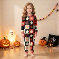thumbnail image 2 of NOLDARES Kids Halloween Clothes for Boys Girls 2 Piece Toddler Pumpkin Clothes Cotton Kids Ghost Outfit Sleepwear Cotton Warm Winter Jammies(Red,5-6 Y), 2 of 9