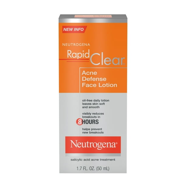 Neutrogena Rapid Clear Acne Moisturizer Salicylic Acid, Acne Fighting