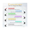 thumbnail image 3 of 7 Colors LED Face Neck Massager Red Light Therapy Skin Care Black, 3 of 5