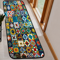 thumbnail image 6 of CURLYOOT Mexican Talavera Runner Rug 2'x6' Washable Kitchen Runner Rug Indoor Non Slip Laundry Rugs Colorful Bohemian Floor Carpet for Hallway Kitchen Entryway Bedroom Living Room, 6 of 9