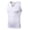 White, variant on Awwp Mens Tops Men's Compression Shirts Sleeveless Tank Top Athletic Workout Sports Running Base Layer Undershirt Black L