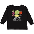 thumbnail image 3 of Inktastic Vegan Forever Healthy Eating Boys or Girls Long Sleeve Toddler T-Shirt, 3 of 5