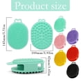 thumbnail image 3 of Dog Bath Brush & Dog Toothbrush | Adjustable Handle Shampoo Brush & Scrubber for Short & Long Haired Dogs & Cats | Effectively Solve Odor & Stain Removal Problems (red.), 3 of 9