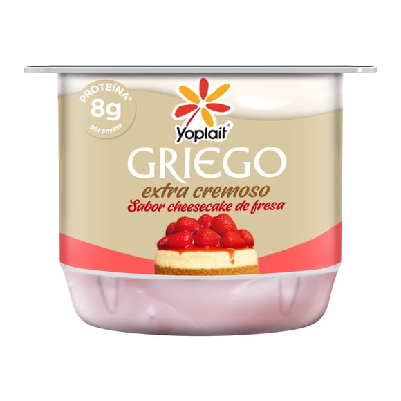 Yogurt Yoplait Griego sabor tarta de fresa 145 g
