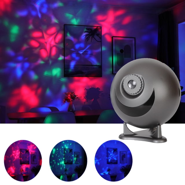 Luces Led De Colores De Navidad, Copos De Nieve, Gobos Giratorios, Control Remoto, Luz De Proyección Al Aire Libre Para Fiestas Navideñas Cateissary HA040864-02