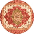 thumbnail image 1 of Ahgly Company Indoor Round Persian Orange Traditional Area Rugs, 3' Round, 1 of 4