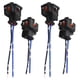 thumbnail image 1 of BRIGHTFUFU Enchufe del conector del inyector de combustible de la ranura del adaptador profesional de 4pcs para uso del conector del automóvil, 1 of 7