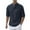 Navy, variant on Caqnni Men's Linen Long Sleeve Shirt Summer Cool Loose Casual (Navy,3XL)