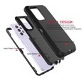 thumbnail image 3 of Cases for Samsung Galaxy A32 A42 A52 A72 5G, Tekcoo Full-Body Shockproof Protection Heavy Duty Armor Hard Plastic & Shock Absorption Rubber Rugged Bumper 3-in-1 Case Cover -Black, 3 of 7