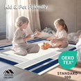 thumbnail image 4 of ODIKA 5'x7' Machine Washable Non-Slip Area Rug, Binding for Projects High Traffic Rug, White, 104132, 4 of 7