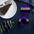thumbnail image 6 of FMSHPON Leopard and Zebra Texture Purple Set of 6 Round Coaster for Drinks, Absorbent Ceramic Stone Coasters Cup Mat with Cork Base for Home Kitchen Room Coffee Table Bar Decor, 6 of 6