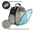 thumbnail image 3 of Bearded Dragon Travel Backpack with Harness and Leash Set,Lizard Backpack Travel Carrier,Space Capsule Clear Bubble Window Astronaut Reptile Carrier Backpack, Airline Approved, 3 of 7