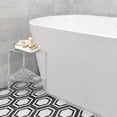 thumbnail image 3 of Transparent Acrylic Bathroom Bench | Representative Triangular Shower Foot - Compact Shower Bench, Waterproof Acrylic Double Tier Shower Caddies, Heavy Duty Bathroom Chairs Est,A, 3 of 4
