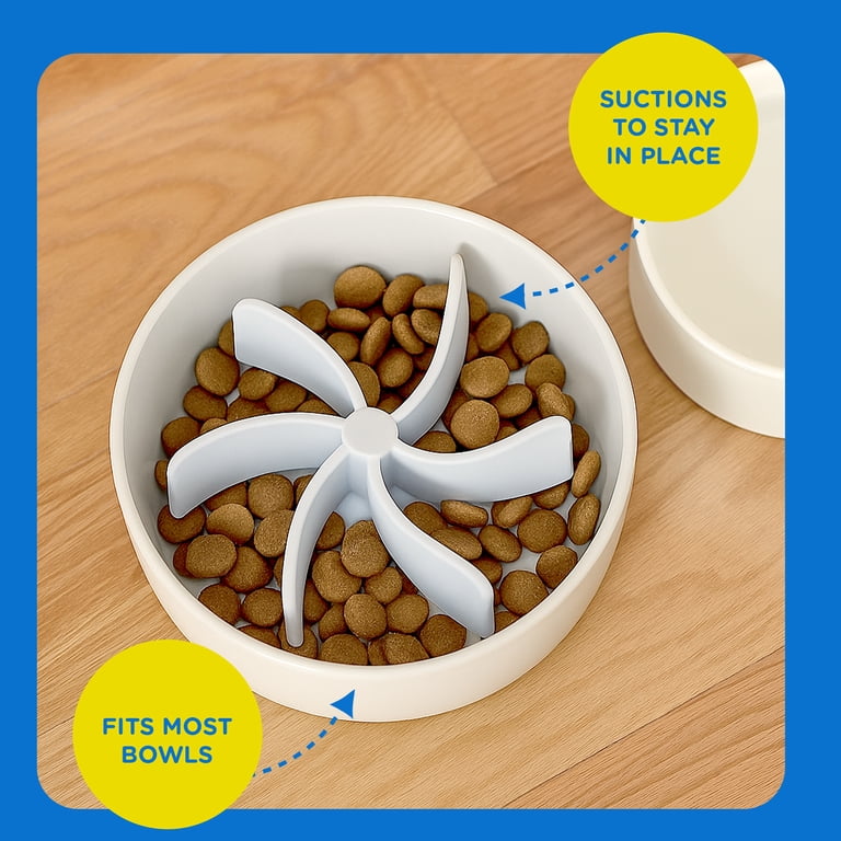 Best Brands Bark Supply Dog Slow Feeder Insert with Suction Cup