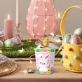 thumbnail image 4 of Small Paper Cups 10Pcs Easter Bunny Pattern Disposable Drink Cups 8.2x7.4cm, Themed Party Tableware for Children and Snacks, 4 of 6