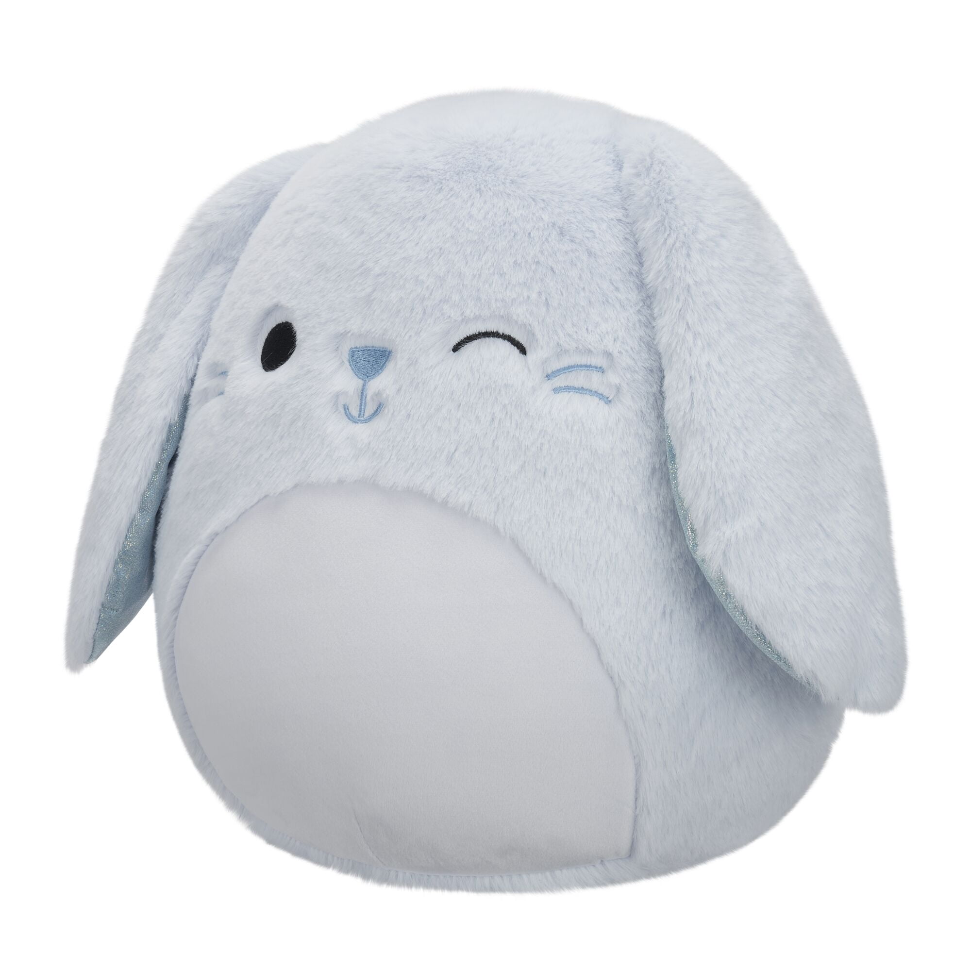 Squishmallows FuzzAMallow Official 12 inch Bastian the Winking Blue Bunny - Child's Ultra Soft Stuffed Plush Toy