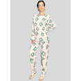 thumbnail image 4 of Set De 2 Pijamas Afelpadas Mujer Unitalla Polar Pantalón Sudadera Ropa Invierno, 4 of 5