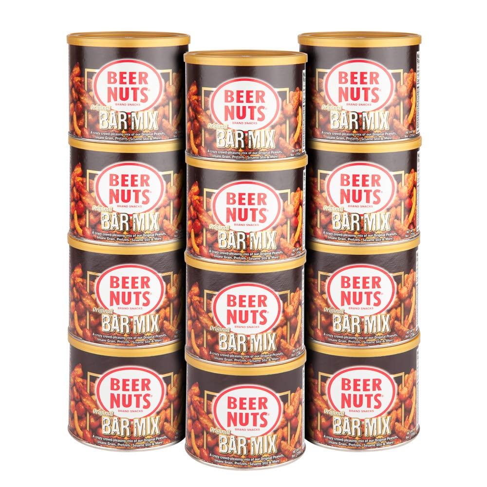 BEER NUTS 9 oz. Can Original Bar Mix (PACK OF 12)