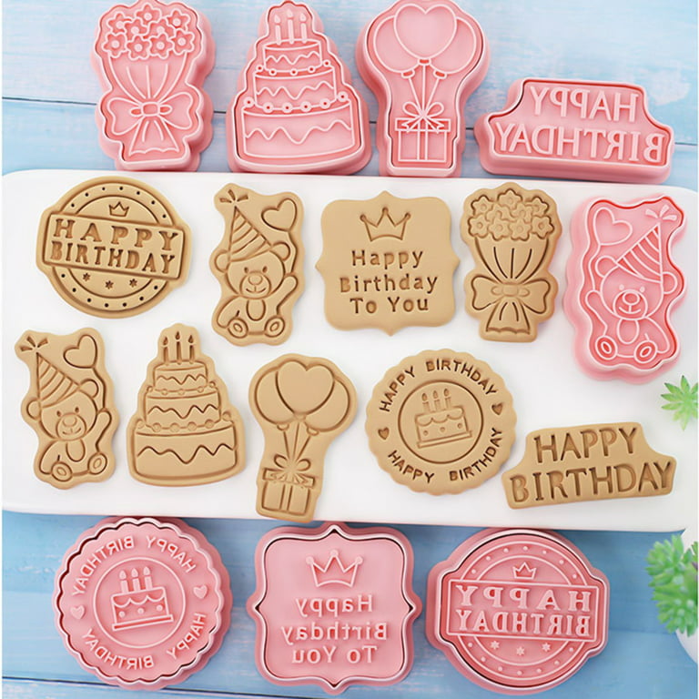 8pcs, Valentine's Cookie Cutters, Wedding Cookie Molds, Candy Molds, Cake  Decorating Molds, DIY Baking Tools, Kitchen Gadgets, Kitchen Accessories, Ho