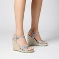 thumbnail image 6 of DREAM PAIRS Women's Stylish Wedges,Sdpw2403w,Black-Suede,Size 9, 6 of 7