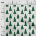 thumbnail image 1 of oneOone Polyester Spandex Green Fabric Merry Christmas Diy Clothing Quilting Fabric Print Fabric By Yard 56 Inch Wide, 1 of 4