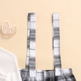 thumbnail image 6 of Gureui Toddler Baby Girls Outfits, Long Sleeve White Ribbed T-Shirt Tops+Plaid Suspender Trousers, 6 of 7