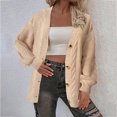 thumbnail image 3 of Vedolay Casual Jackets for Women Casual Long Sleeve Lapel Open Front Button Work Business Jackets with Pockets,A XL, 3 of 4