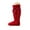 Red, variant on Busydd Baby Socks 0-4 Years Casual Comfy Cotton Socks for Girls Trendy Bow Knee High Baby Girl Gifts M