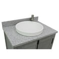 thumbnail image 4 of Bellaterra Home 31" Single vanity in Gray Ash finish top with Gray granite and round sink, 4 of 9