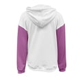 thumbnail image 4 of Mercatoo Girls Color 𝐁lock Hoodies Long Sleeve Cute 𝐏reppy Lightweight Pullover Sweatshirt with Pocket Cotton Loose Solid Tops, 4 of 7
