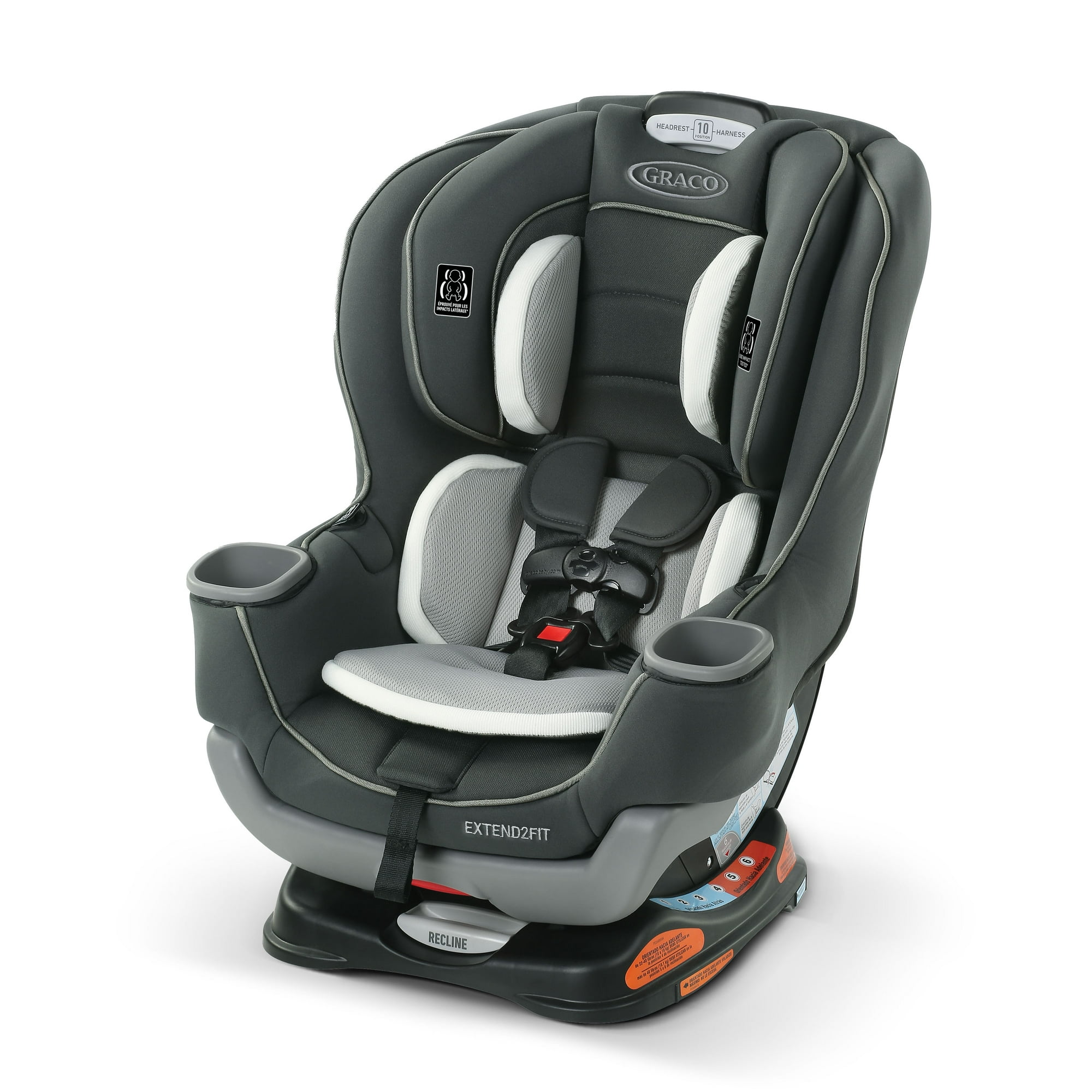 Graco Extend2Fit 2-in-1 Convertible Car Seat, kg (4-65 lb