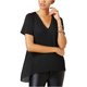 thumbnail image 2 of Michael Kors Blusa plisada Hi-Low Pullover para mujer, negro, XS Michael Kors Pull-over, 2 of 2