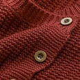 thumbnail image 6 of "Women's Lined Winter Coat Mid Length Solid Color Hooded Jacket" Teal Sweater Women's Cardigan Long Vest Cardigans for Women Lime Cardigans for Women Winter Cardigan Sweaters for Women plus Size, 6 of 7