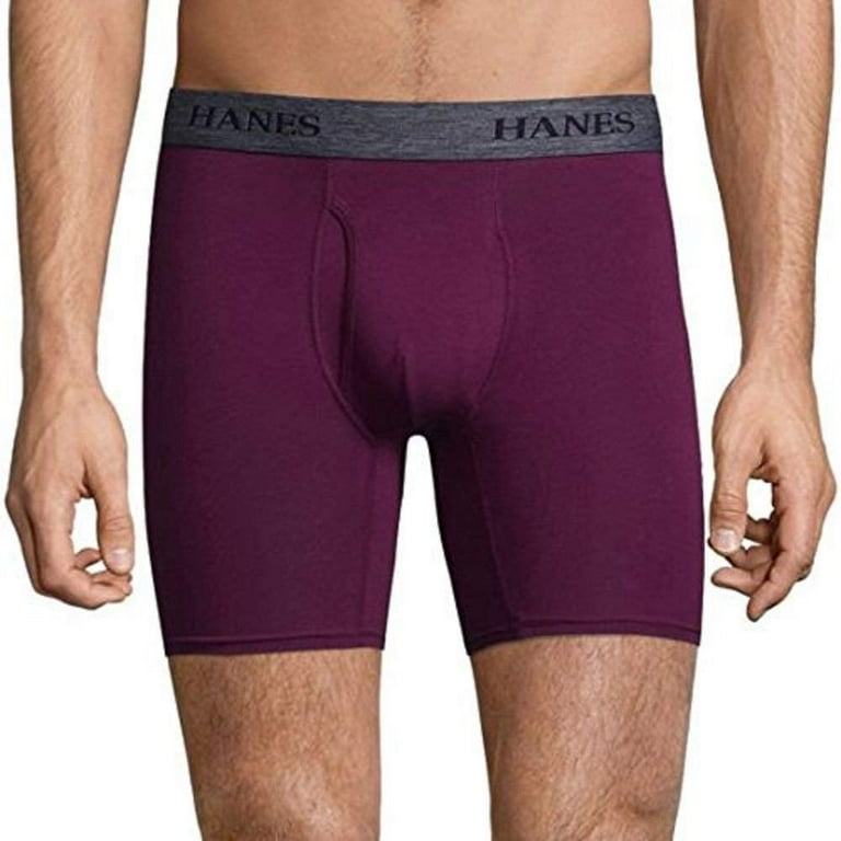 Hanes Men's Stretch Boxer Briefs 3-Pack Size M-3X Assorted Colors