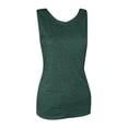 thumbnail image 5 of GEWSEY Yoga Tank Tops for Women Loose Fit Workout Shirts Sexy Open Back Activewear Athletic Clothes Soft Sports Tank Top (Dark Green, XL), 5 of 6