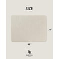 thumbnail image 6 of Office Chair Mat for Hardwood Floor, Non Slip Desk Chair Mat for Home Office, Heavy Duty Floor Protector for Rolling Computer Chair, Chair Mat for Wood Tile Floor 48" x 48", 6 of 10
