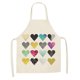 thumbnail image 1 of Delantal Lino Corazones De Colores 68X55Cm Likrtyny Arte Deco, 1 of 1